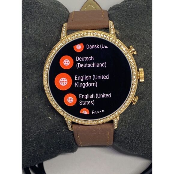 Fossil Gen 4 Authentic Digital Dial Smart Watch Custom Band FTW6011 AB571 - Picture 2 of 10